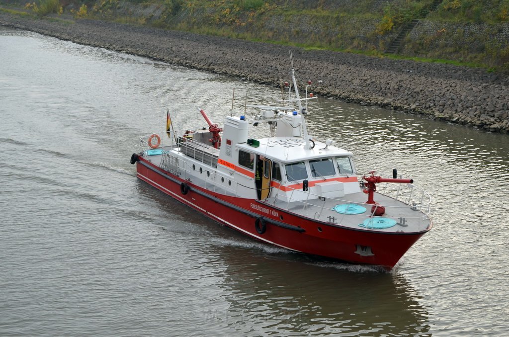 Uebungsfahrt Loeschboot und rettungsboot Koeln Deutz P21.JPG - Miklos Laubert